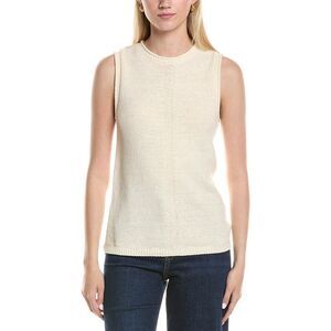 Jones New York Womens Sweater Tank, Beige